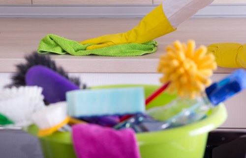 Trusted Cleaners South Kensington team working safely in a premium property