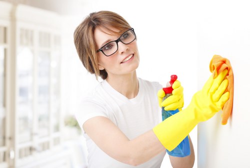Supervising a service issue during a cleaning review