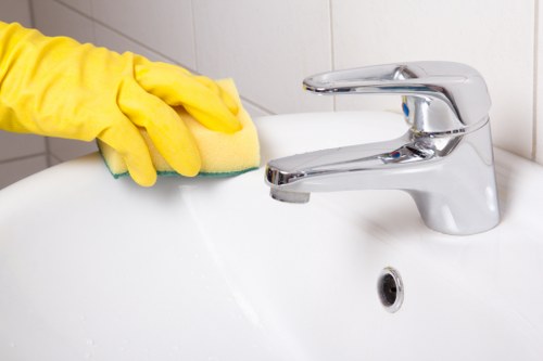 Professional cleaning details in a South Kensington home