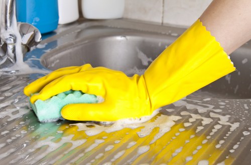 Upholstery cleaning process for a fabric sofa in Southkensington